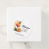 Étiquettes Cadeau Watercolor Aperol Spritz Réception de Mariage (En situation)