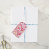 Étiquettes-cadeau Watercolor Hearts (Avec de laficelle)