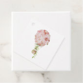 Étiquettes Cadeau Watercolor Paris Destination Wedding (En situation)