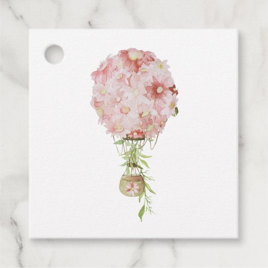 Étiquettes Cadeau Watercolor Paris Destination Wedding (Devant)