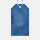 Étiquettes-cadeau Watercolor Winter Wreath Joyeux Noël (Dos)