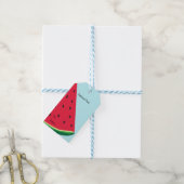 Étiquettes-cadeau Watermelon Blue Fun été fête d'anniversaire (Avec de laficelle)