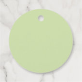 Étiquettes Cadeau Watermelon Green (Dos)