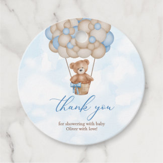 Étiquettes Cadeau We Can Bearly Wait Baby Shower Thank You