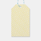Étiquettes-cadeau Wedding shower de citron jaune pâle (Dos)