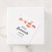 Étiquettes Cadeau Week-end bikini plage pour future mariée  (En situation)