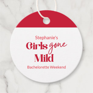 Étiquettes Cadeau Week-end de plage classique pour célibataire Girls