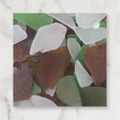 Étiquettes Cadeau Welcome Beach House Location de verre de mer Invit (Dos)