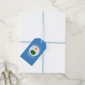 Étiquettes-cadeau Welsh Angel Hanukkah Flag Personalized  (Avec de laficelle)