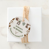 Étiquettes Cadeau Western Cowboy fête d'anniversaire (En situation)