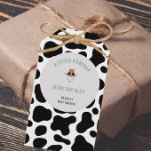 Étiquettes-cadeau Western Cowboy Rodeo Cow Imprimer Baby shower garç