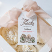 Étiquettes-cadeau Western Cowgirl Baby shower Favoriser