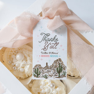 Étiquettes-cadeau Western Genre Reveillez Cowboy ou Cowgirl