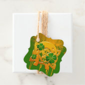 Étiquettes Cadeau Whimsey 3D irlandais Fun (En situation)