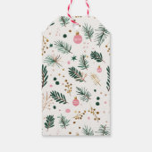 Étiquettes-cadeau Whimsical Botanical Custom (Dos)