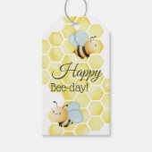 Étiquettes-cadeau Whimsical Bumblebee Birthday (Devant)