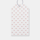 Étiquettes-cadeau Whimsical Hand Drawn Bow Happy Valentine's Day (Dos)