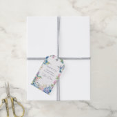 Étiquettes-cadeau Whimsical Hummingbirds with Hydrangeas (Avec de la ficelle)