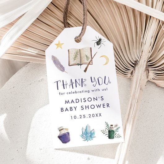 Étiquettes-cadeau Whimsical Magic Potions Halloween Baby Shower