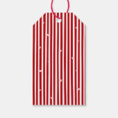 Étiquettes-cadeau Whimsical Red Pink Bow Hearts Happy Valentines Day (Dos)