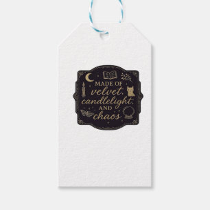 Étiquettes-cadeau Whimsigoth Imaginaire Forêts mystiques, lunes et m