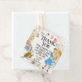Étiquettes Cadeau Whimsland Wonderland Tea Party Alice Rabbit (En situation)