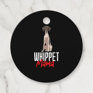 Étiquettes Cadeau Whippet Mama