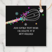 Étiquettes Cadeau Whisk You a Joyeux Noël Baking (Dos)