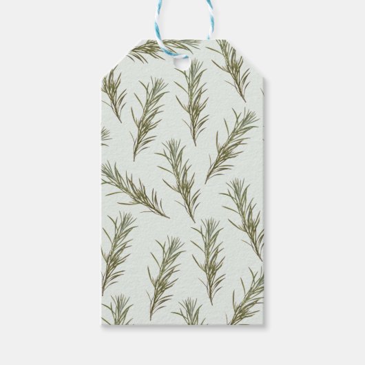 Étiquettes-cadeau Whispers de romarin (Devant)