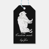 Étiquettes-cadeau White Buffalo Thunder_cove (Dos)