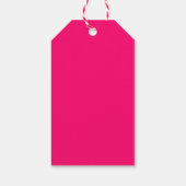 Étiquettes-cadeau White Pink Rodeo Crew Bachelorette Party (Dos)