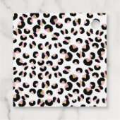 Étiquettes Cadeau Wild One Birthday Empreinte de léopard Wild Jungle (Dos)