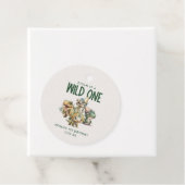 Étiquettes Cadeau Wild One mignon Dinosaur Première fête d'anniversa (En situation)