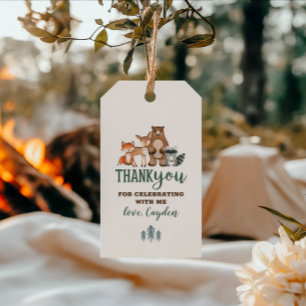 Étiquettes-cadeau Wild One Woodland Animal First Bird favor Cadeau