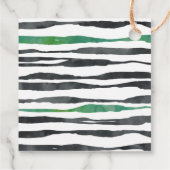 Étiquettes Cadeau Wild Un 1er anniversaire Safari Merci (Dos)