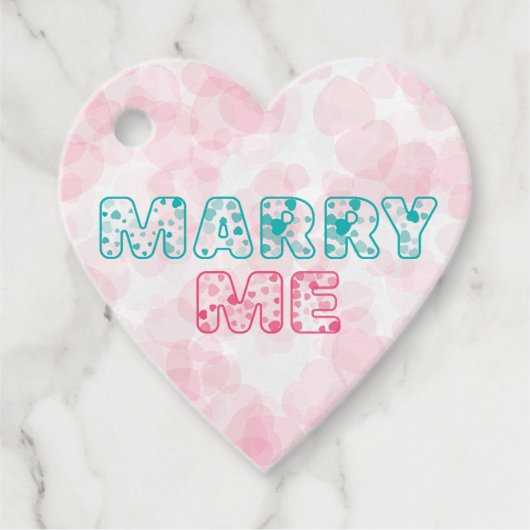 Étiquettes Cadeau Will You Marry Me (Devant)