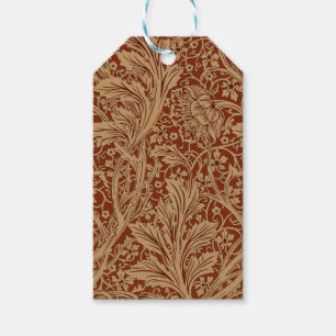 Étiquettes-cadeau William Morris Arcadia Floral Garden Fleur Classiq