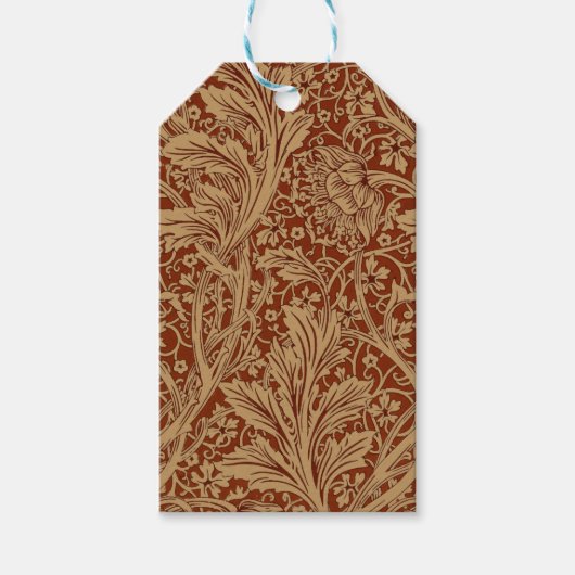 Étiquettes-cadeau William Morris Arcadia Floral Garden Flower Classi (Devant)
