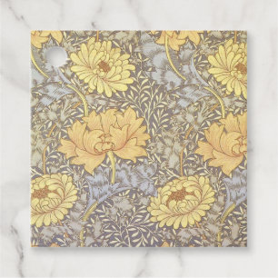 Étiquettes Cadeau William Morris Chrysanthemum Fleurs maman