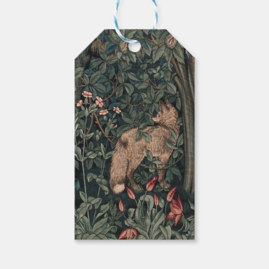 Étiquettes-cadeau William Morris Faune sauvage Fox (Devant)