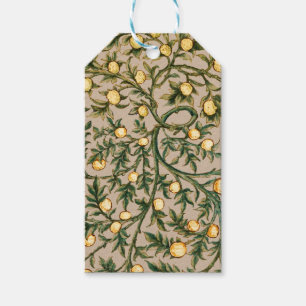 Étiquettes-cadeau William Morris Floral Fruit Jardin Fleur Classique