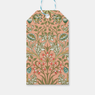 Étiquettes-cadeau William Morris Hyacinth Flower Rose Art