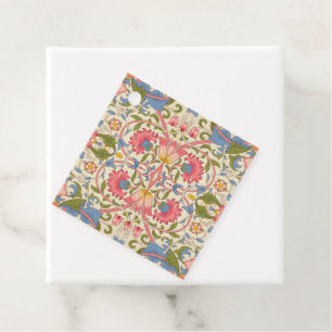 Étiquettes Cadeau William Morris Lodden Motif Floral Pastel