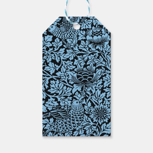 Étiquettes-cadeau William Morris Particularités Florales Anénome d'o (Devant)