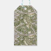 Étiquettes-cadeau William Morris Windrush fleurs florales classique (Dos)