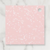 Étiquettes Cadeau Winter Onederland 1st Birthday  (Dos)