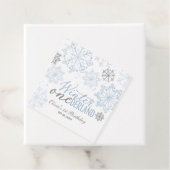 Étiquettes Cadeau Winter Onederland 1st Birthday (En situation)