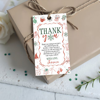 Étiquettes-cadeau Winter ONEderland Favor Tag