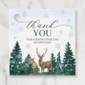 Étiquettes Cadeau Winter ONEderland Favor Tag (Devant)