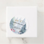 Étiquettes Cadeau Winter Pop it quand elle pop baby shower (En situation)